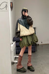 Vitelli leg cover FW22_LFT_002 gray coffee